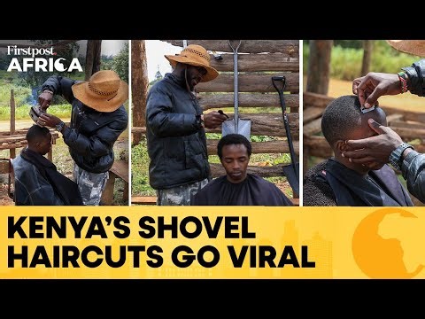 Kenyan Barber Turns Haircuts into Viral Art with Shovel and Smartphone | Firstpost Africa | N18G