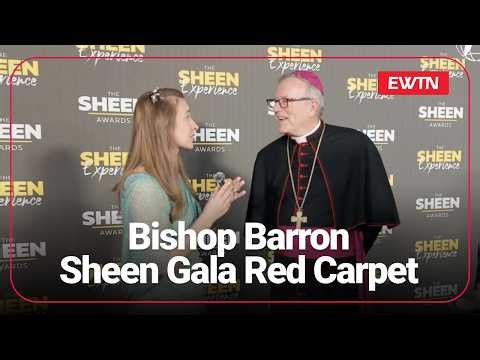 Bishop Barron Fulton Sheen Gala Red Carpet Interview - What Would He Be The Patron Saint Of?