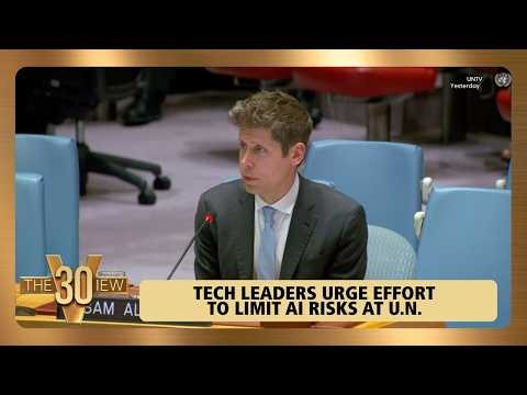Tech Leaders Urge Effort To Limit AI Risks At U.N. | The View