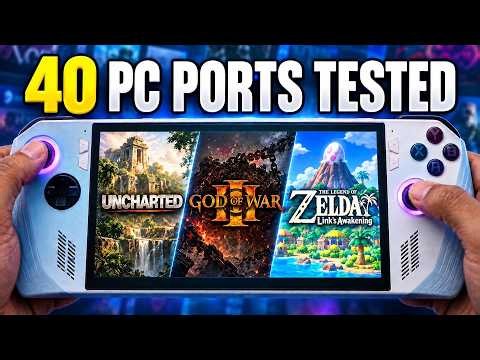 I Tested 40 PC Ports on ROG Ally Z1 Extreme - How Many Are Playable?