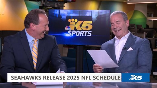 Bold Predictions about the Seahawks record before the season started! Did Paul Silvi and Chris Egan get the Seahawks record, so far, right? The NFL released the schedule back in May. Paul and Chris hosted a show on KING5 to go over the schedule. There were some people that day that thought Paul and Chris were a little crazy when they made these bold Seattle Seahawks predictions. | KING 5 Sports
