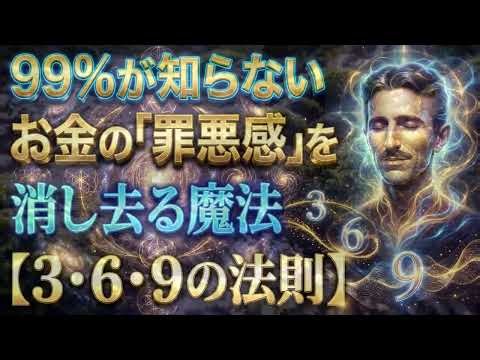 【99%が一生貧乏のまま】お金の罪悪感を消し去るテスラコード369の魔法