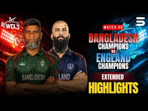 Full Match Highlights🏏 | Bangladesh Champions vs England Champions | Match 6 | WCL 2026 | M9O1T