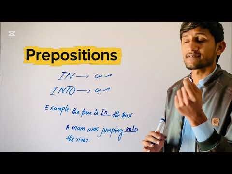 Master Prepositions| IN& INTO😇✨