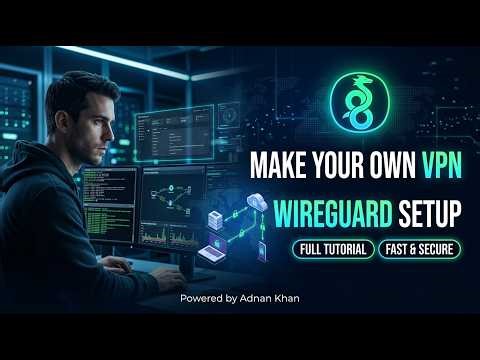 Make Your Own VPN with WireGuard | Complete WireGuard VPN Setup Tutorial | Powered by Adnan Khan