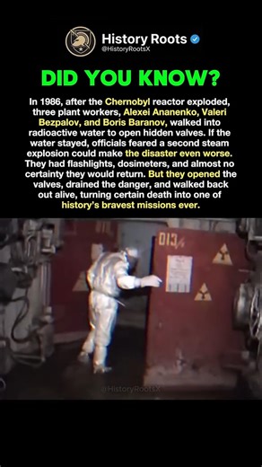 Three Men Saved The World From Chernobyl