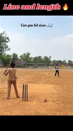Line and length mattter s🔥 #cricket #bowlervibes #cricketplayer
