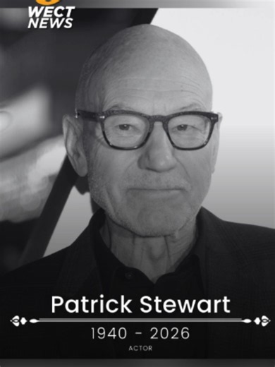 (10/29/26) 🕊️ REST IN PEACE: Legendary actor Sir Patrick Stewart, best known for his iconic roles in Star Trek and X-Men, has passed away at 86. A post shared on his Instagram confirmed that he died following a brief battle with Alzheimer’s and dementia. This is a breaking news story, and more details are to come. #wect #news #sirpatrickstewart #restinpeace #breakingnews