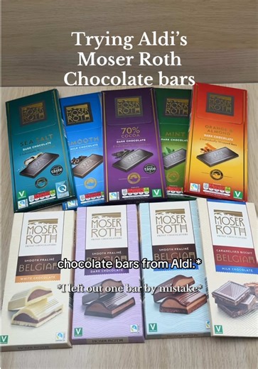 Honest Review of Moser Roth Chocolate Bars from Aldi