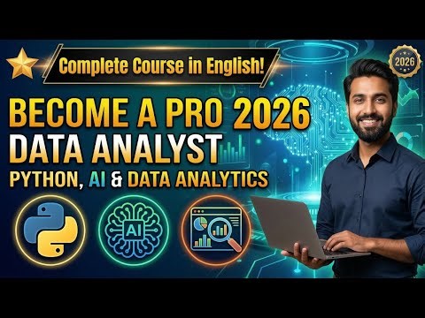 🔴 LIVE: How to Become a Pro Data Analyst in 2026 | Python, AI & Data Analytics