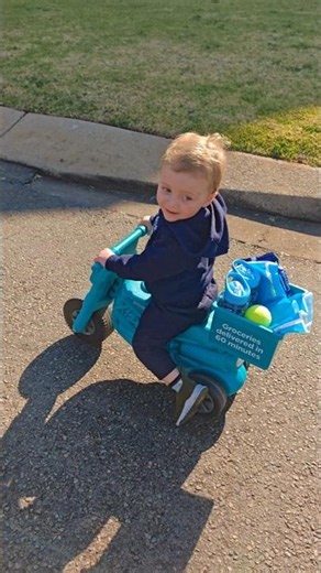 Caden Loves His Push Bike 🚲🥹