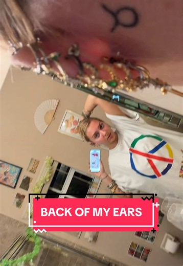 BACK OF EAR REVEAL 🤓 #earrings #piercings #piercing #jewelry #tour | piercing