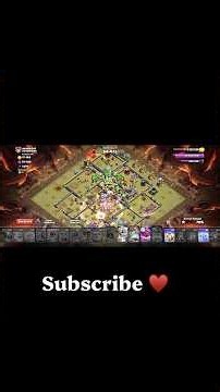 Th 17 to Th 18 Attack || Powerfull Army || Clash of clans || Subscribe ♥️