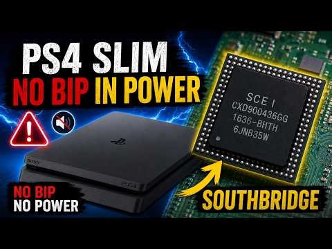 [PS4] SLIM NO BIP NO POWER FIX 🔧 (SOUTHBRIDGE FAILURE) ⁩Full Tutorial ✔