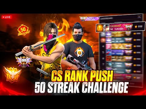 CS RANK NEW SEASON 🔥PUSH TO REGION TOP-1 | CS RANK SEASON-35 – FREE FIRE LIVE DAY 1