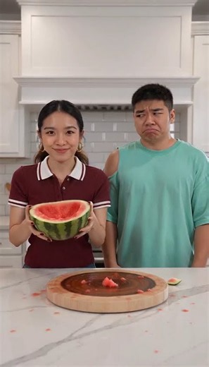 When A Watermelon Challenge Turns Into A Monster Makeover! 🍉🦷😂