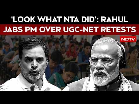 Rahul Gandhi News | 'Look What Your Testing Agency Did': Rahul Gandhi Jabs PM On UGC-NET Retests