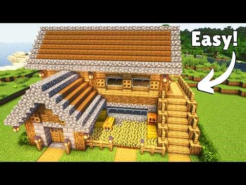Minecraft: How to Build Survival Starter House | Tutorial🏡