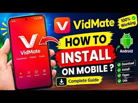 How to Install VidMate App on Android in 2026 | VidMate Download & Installation Guide