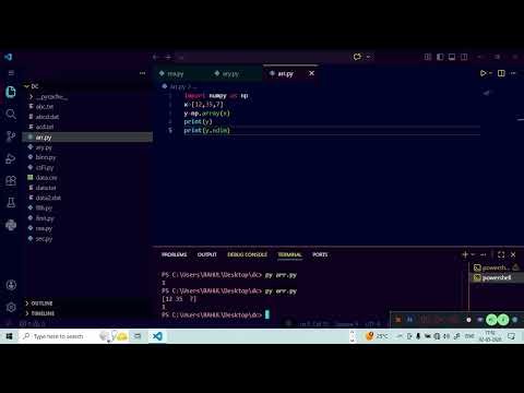 Types of Array (Numpy) in Python