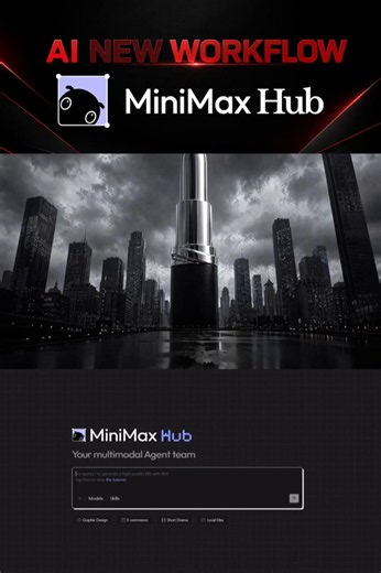 Just one prompt and AI creates a full commercial ad?#minimax #advertising