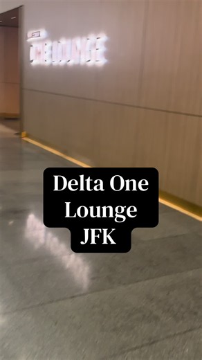 This is the Delta One Lounge at JFK airport. I’ve been wanting to visit this lounge since it opened - and I purposefully built in this layover just to visit. Have you been to any of the other Delta One lounges? #businessclass #LuxuryTravel #deltaone #firstclass #deltaairlines