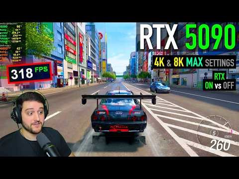 RTX 5090 - Forza Horizon 6 - 4K and 8K Max Settings Gameplay!