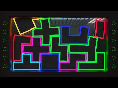 8 min extra | Neon Softbody Tetris | Smooth Physics ❤️ Mass Craft