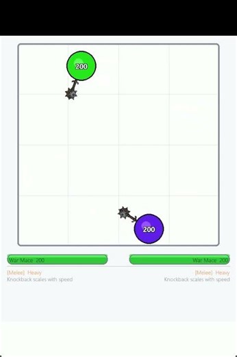 War Mace vs War Mace — Ball Fight #Shorts