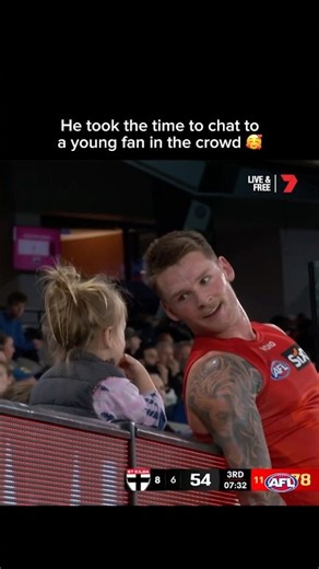Well this is very wholesome 🥹 #afl #footy #fan