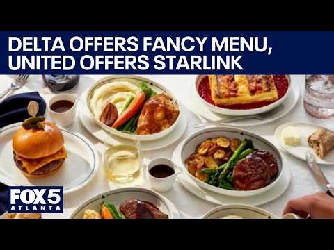 United launches 'better Wi-Fi'; Delta offers luxury food | FOX 5 News