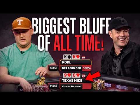Texas Mike Runs the Most Savage Bluff in Poker History on High Stakes Poker vs Andrew Robl