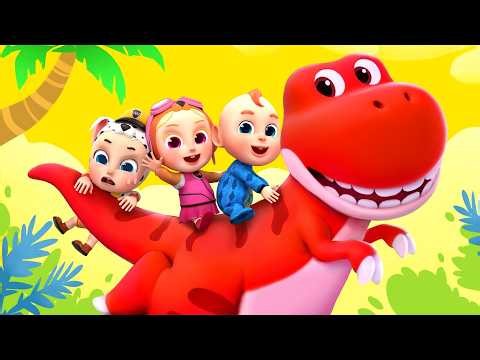Dinosaur Stories for Kids | Dinosaurs Become Alive! | T-rex 🦖| Rosoo Nursery Rhymes & Kids Songs