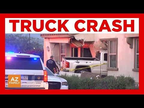No injuries reported after truck crashes into Phoenix home