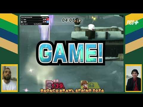 Bronco Brawl Spring 2026 (Top 8 Qualifier [L]): TYCP(Olimar) vs Tsun(Mario)