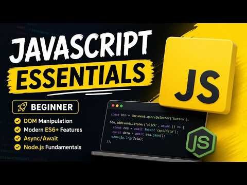 JavaScript Essentials · Lesson 1: JS Fundamentals: Variables, Types, and Primitives