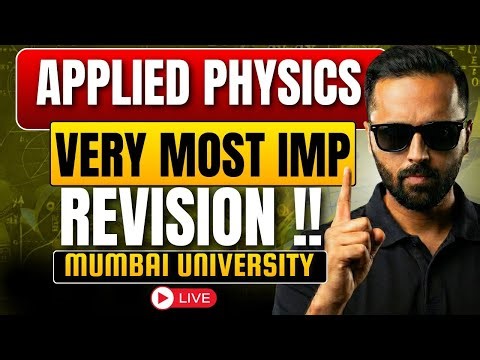 Electrodynamics & Optical Fiber | Applied Physics | Mumbai University | PYQs Numericals