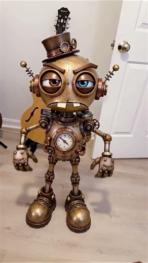 Realistic Robot Character with Attitude | Realistic Render using NEW Simulon App | Augmented Reality