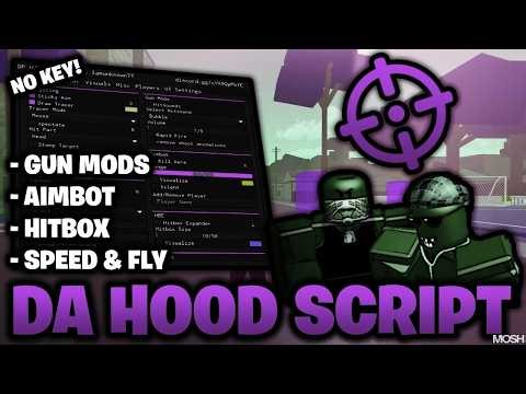 The BEST Roblox Da Hood Script *NO KEY* Anti Aim, Silent Aim + MORE