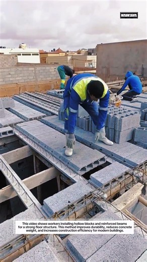 Modern Hollow Block Floor Installation | Smart Construction Carpentry Process