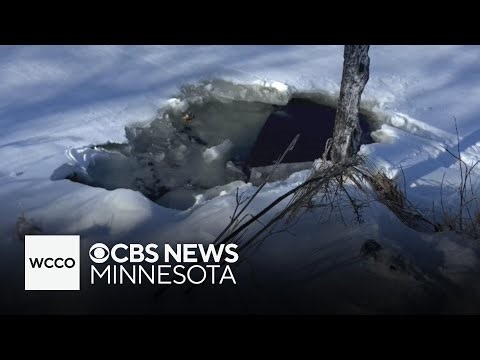 Minnesota snowshoer survives falling through the ice