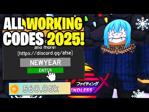 ALL WORKING CODES FOR ANIME FIGHTING SIMULATOR ENDLESS IN 2025! ANIME FIGHTING SIMULATOR ENDLESS
