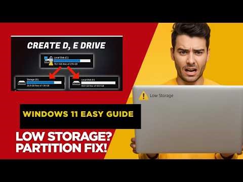 How to Partition Hard Disk in Windows 10/11 Without Losing Data