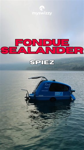 Switzerland - Travel, Hotels, Adventures & More🇨🇭 on Instagram: "The unique Sealander Caravan 🚐⚓ A one-of-a-kind lake experience in Spiez & surroundings by @my_spiez 😍 - easy to use, no license required - for up to 4 people (summer & winter) - on water all year Good to know 🌊 - due to passing ferries, the lake can get choppy - we recommend being comfortable on the water Winter ❄️ - cosy lake trips - warm clothing recommended (no heating, hot water bottles provided) - fondue or raclette, tea