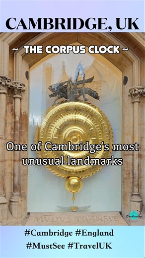 Cambridge's Time Eater 😲🫪 #CorpusClock #shorts #facts #cambridge