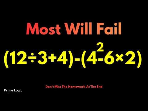 Only 1 in 5 Can Solve This Equation!