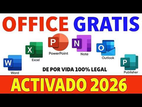 ✅ Como instalar OFFICE GRATIS 2026 ✅ 100% Legal desde la WEB OFICIAL