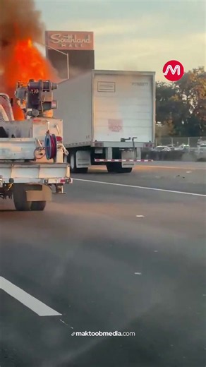 Maktoob on X: "A Tesla semi-truck caught fire in Hayward, California, on October 27, forcing the closure of both directions of Interstate 880 due to concerns over hazardous smoke. Watch:" / X