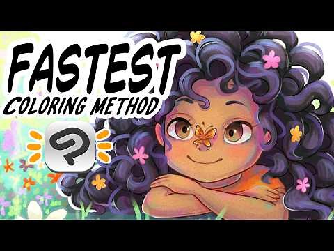 FASTEST Tools for Coloring in Clip Studio Paint (Speed Up Your Workflow)