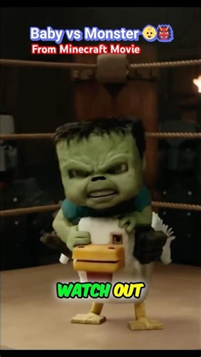 CGI Baby & Monster Brawl 👶👹 Boxing Ring Chaos! 🥊 #shorts #fun #entertainment